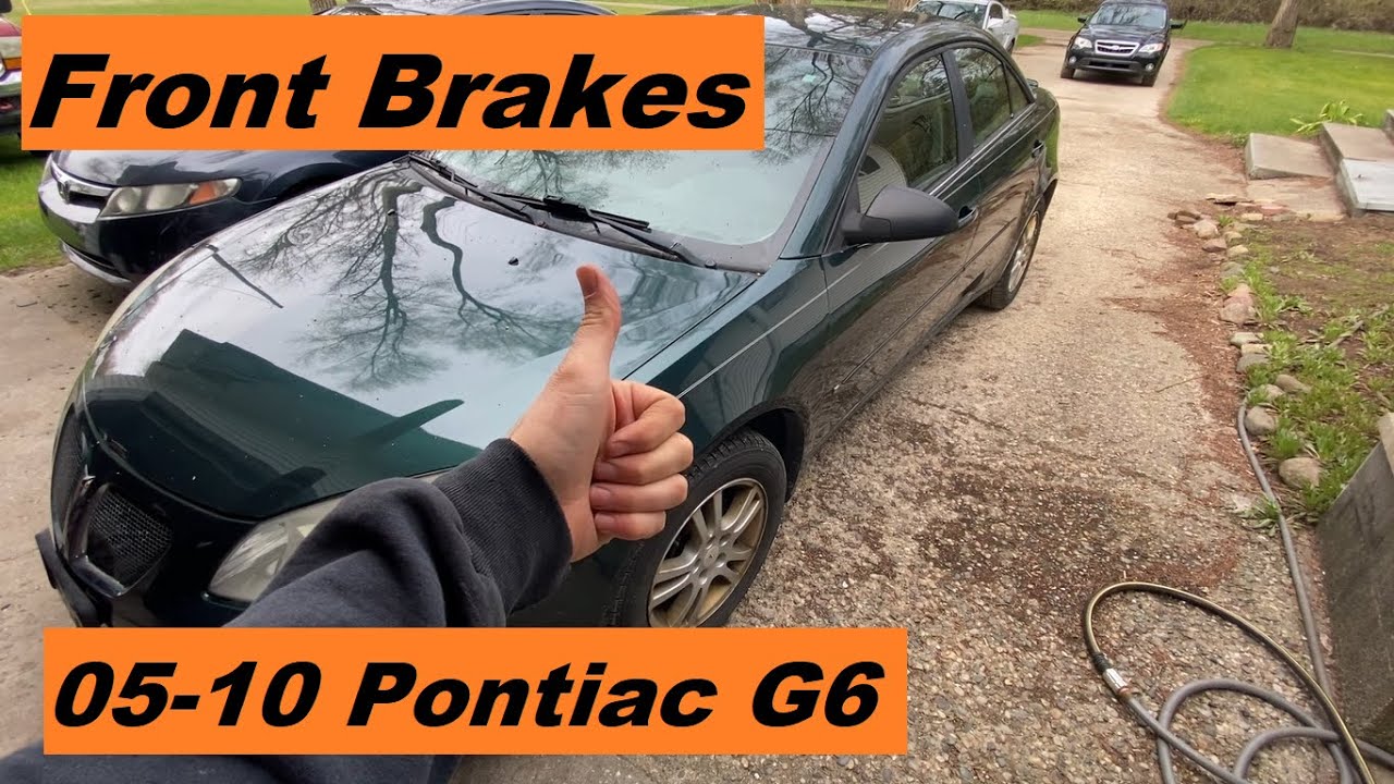 How to Change Front Brake Pads Pontiac G6 05 06 07 08 09 10 2005 2006