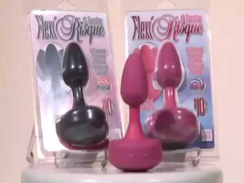 Анальная пробка с вибрацией Flexi Risque Probes