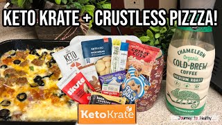 Keto Krate Unboxing - April 2021 | Crustless Keto Pizza Papa Murphy’s