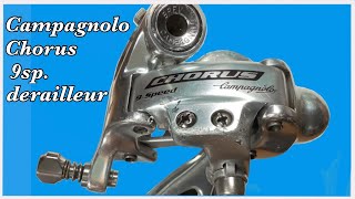 Derailleur Arrière Campagnolo VELOCE 10v Chape Moyenne Noir
