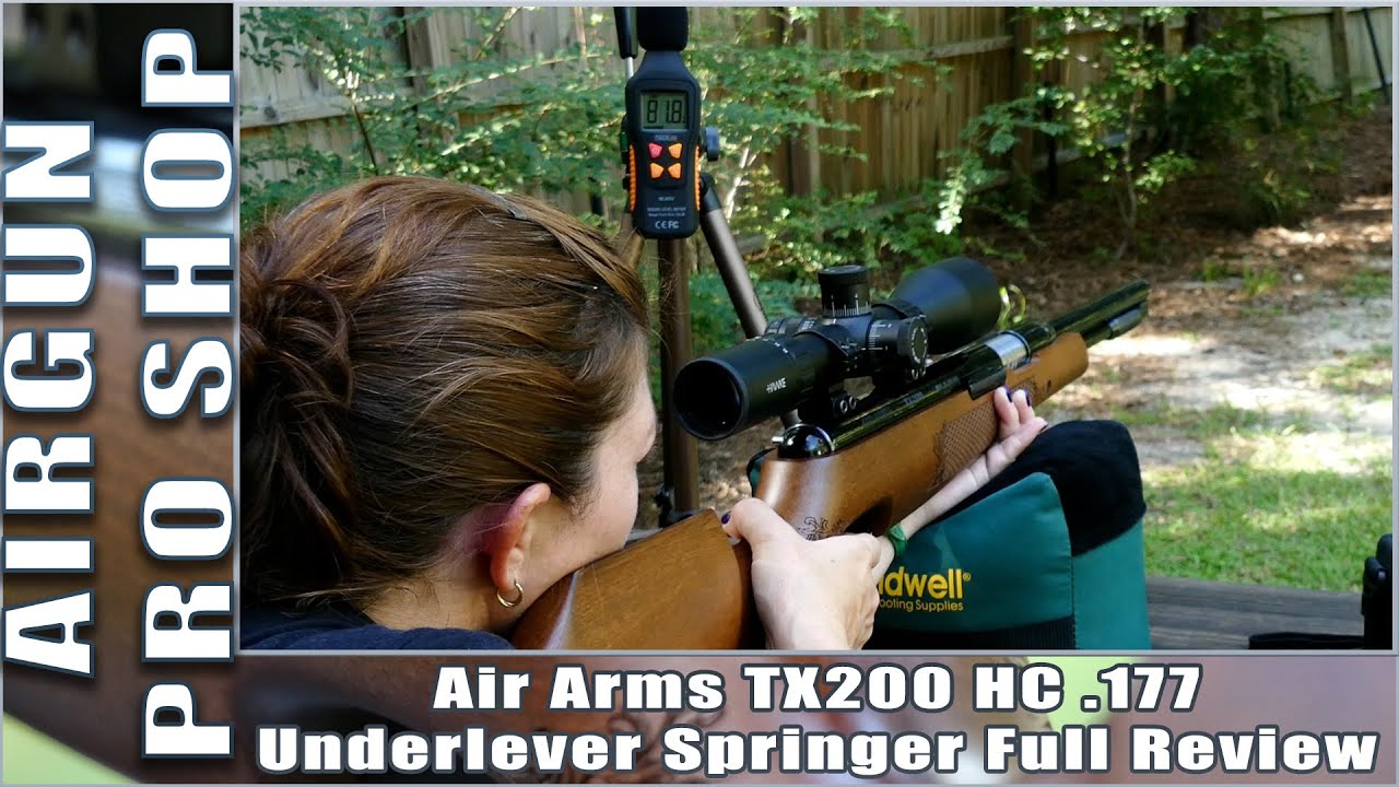 AIRGUN REVIEW Air Arms TX200 HC .177 Underlever Springer My First