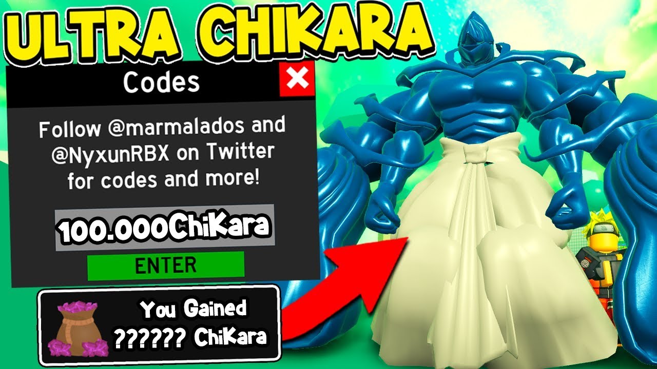 All 14 Secret Chikara Champion Codes In Anime Fighting Simulator