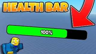 How to MAKE a Health Bar! | Roblox Studio
