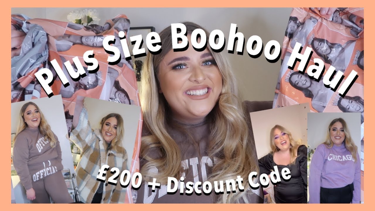 PLUS SIZE BOOHOO HAUL *£200 HUGE + DISCOUNT CODE GH0STBLONDIE YouTube
