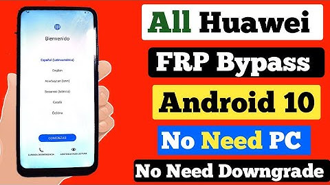 All Huawei 2022  Frp Unlock/Bypass Google Account Lock || No Need to Downgrade No Need PC Android 10