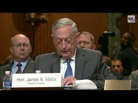 Mattis Testifies on Importance of Defense Budget - Mattis Testifies on Importance of Defense Budget