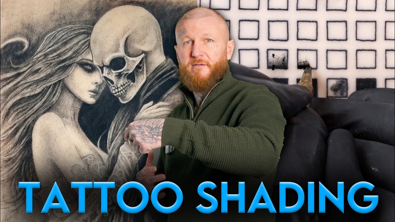Tattoo Shading Techniques - YouTube