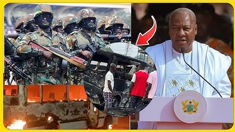 JUST IN: GALAMSEY YOUTH IN OBUASI CLASH WITH SOLDIERS AND THIS IS WHY IT HAPPENED 😭🔥🔥