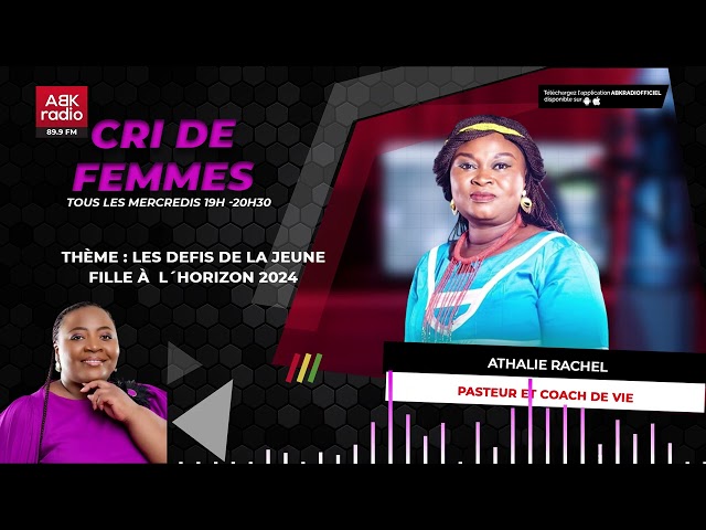 ABK RADIO -  CRI DE FEMMES -  ATHALIE RACHEL  - 19 07 2023