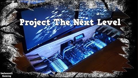 Custom Ultimate Water cooled Gaming Desk PC Build - PC inside of a Liquid Cooled PC Desk Mod