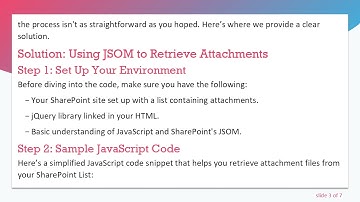 How to Retrieve Attachments from a SharePoint List Using JSOM