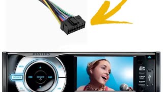 Como criar chicote do dvd automotivo Philips ced 228