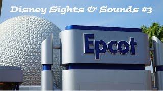 Disney World Sights and Sounds #3 | Epcot Future World Fountain | 4k Video | FL Attractions 360