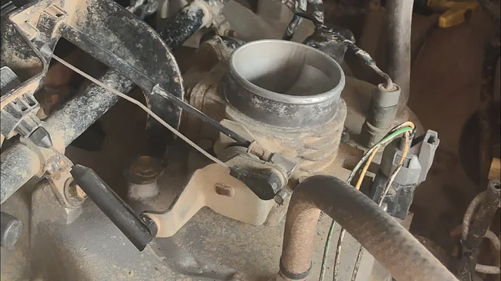 jeep 4.0l base idle adjustment (same process for most early EFI)