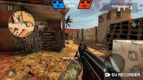 First Video! Playing Bullet Force Outpost, Offline