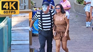 Tom the fantastic mime from SeaWorld Orlando 😂🤣 Tom the mime #tomthemime #seaworldmime