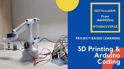 EEZYbot ARM Project Testing made with Arduino and 3D printing