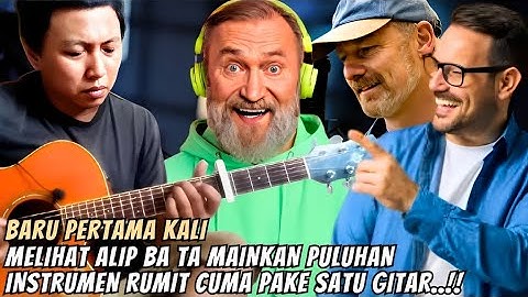 LANGSUNG TERPESONA❗TIGA MUSISI MANCA NEGARA DI BUAT KAGUM MELIHAT KERUMITAN FINGERSTYLE ALIP BA TA