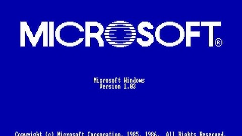 Windows 1.03 Tutorial for PCem