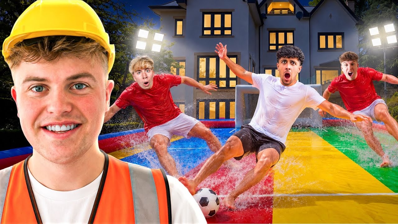 SLIP N SLIDE FOOTBALL AT THE BOV HOUSE!