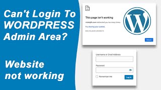 wordpress website not working | wordpress site not loading properly | wordpress site cant be reached
