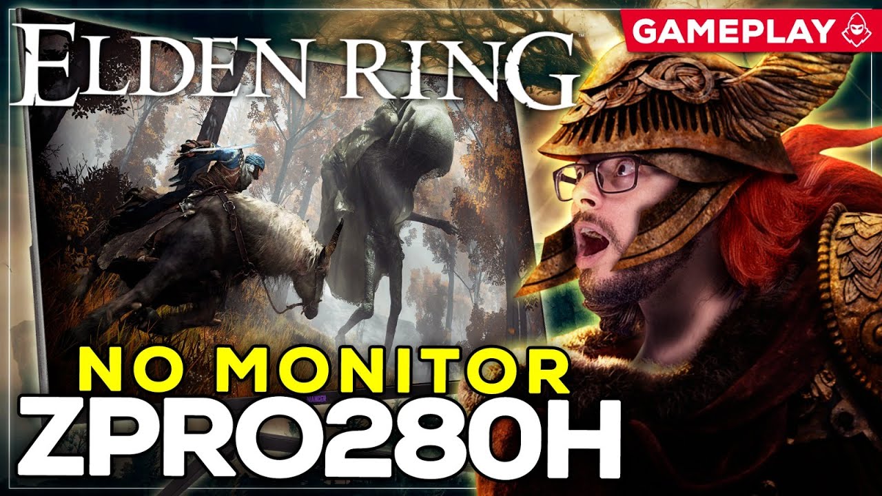 GAMEPLAY NO MONITOR MANCER HORIZON Z PRO280H DE  ELDEN RING NIGHTREIGN