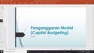 [Kuliah Online] Manajemen Keuangan #8: Penganggaran Modal