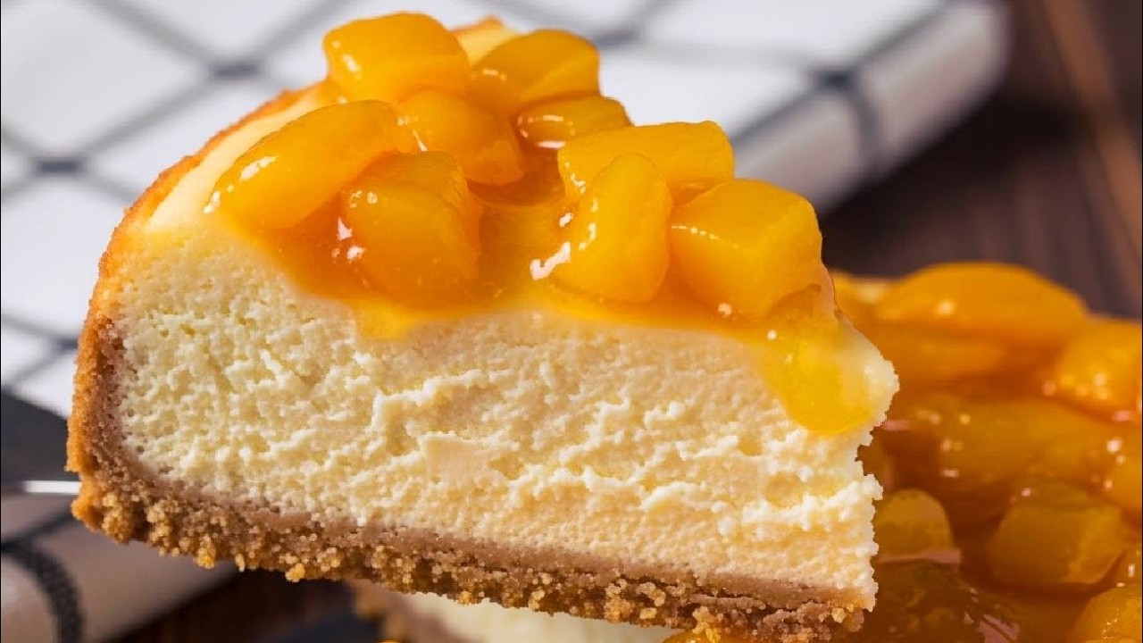 Dieser Cremige Pfirsich-Käsekuchen Wird Dich Umhauen!