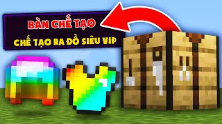 Minecraft, Nhưng Noob Sở Hữu Bàn Chế Tạo Vip Nhất! Noob Team Chiến Đấu Với Cua Hoàng Đế Biết Rap ??