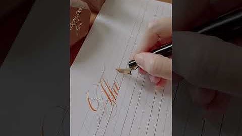 Write With Me | Calligraphy Copperplate Script  #WriteWithMe #Calligraphy