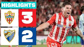 UD Almería 3 - 2 Málaga CF | LaLiga Hypermotion Highlights
