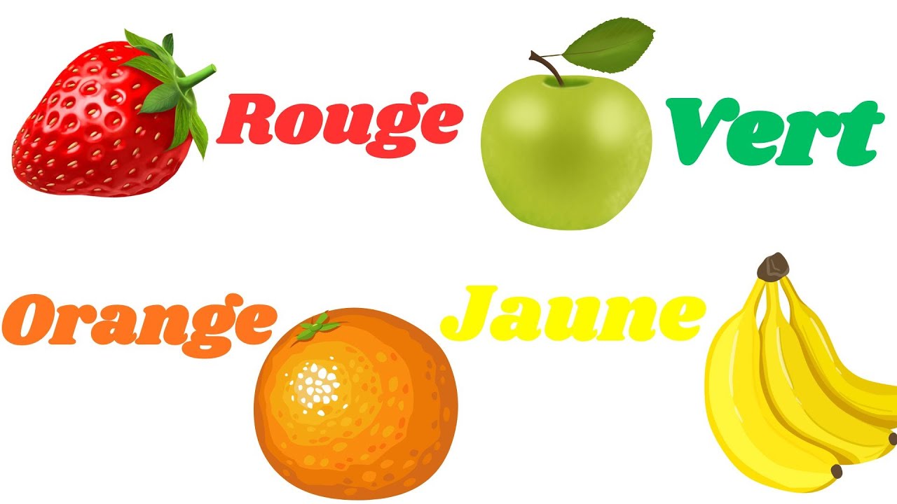 Easy French | Learn French | Colors in French with Fruits | Apprendre le français