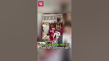 Cặp đôi đồng tính nữ làm đám cưới ở miền Tây khiến nhan sắc miễn chê #shorts  #tin24h #tinnong