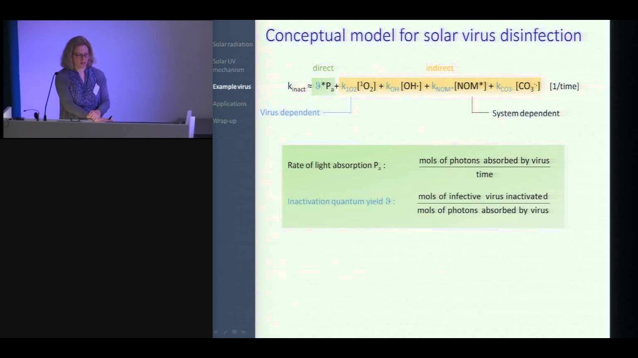 Symposium on UV disinfection in developing countries - tamar kohn