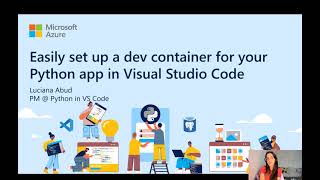 set up a dev container for your python app in visual studio code