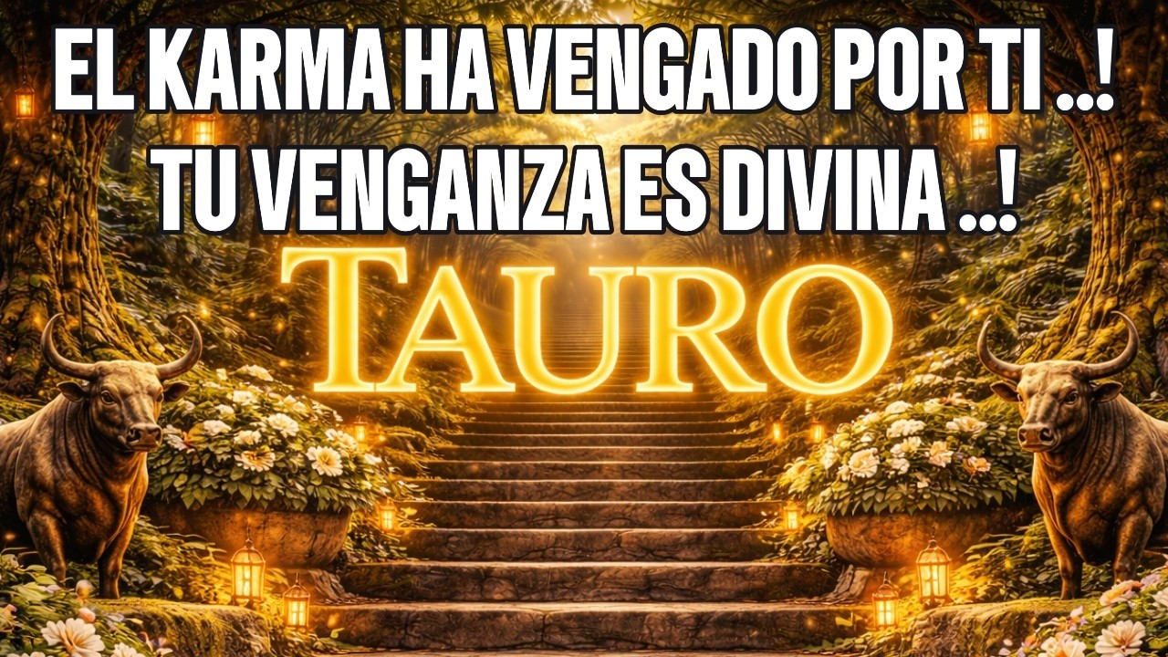 TAURO ♉EL KARMA VENGÓ POR TI 💥 ¡PERDIERON TODO! TU VENGANZA ES DIVINA 😈