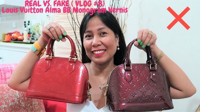 Wear and Tear Review Louis Vuitton Alma bb Vernis (color transfer