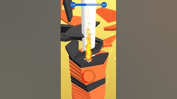 Stack ball gameplay Android #stackball #shorts #stackballgameshort #stackballcrush3d #shortsfeed