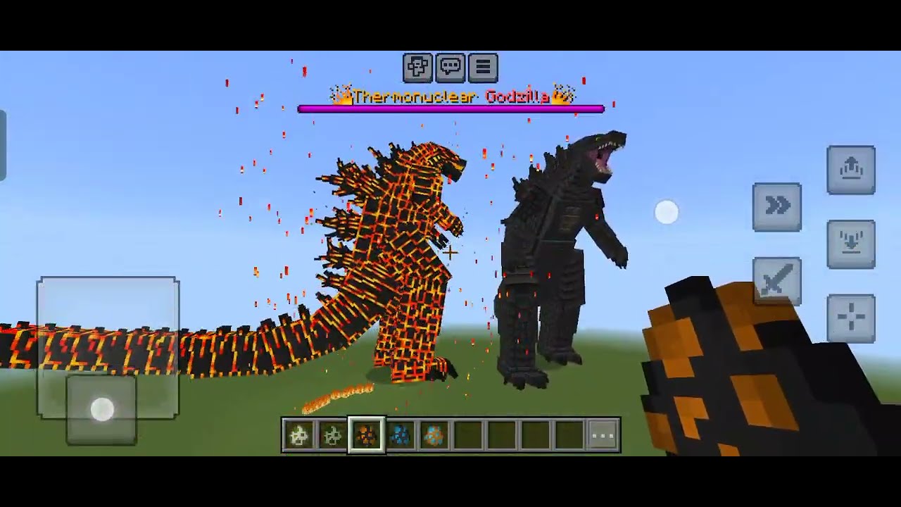 Monsterverse Godzilla ADDON in Minecraft PE - YouTube