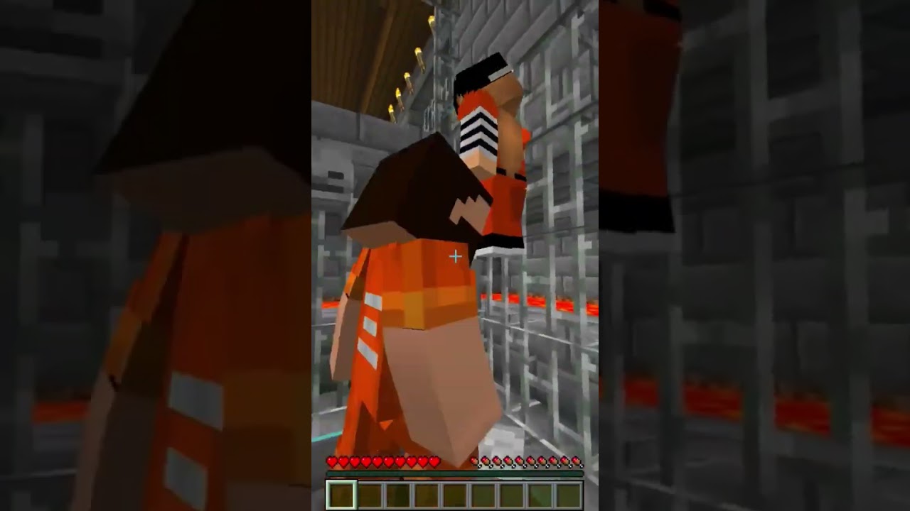 Save my friend Minecraft shorts by:- EMOZ GAMING 