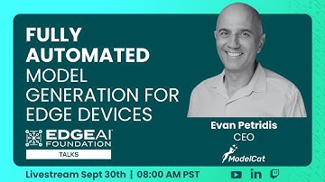 EDGE AI Talks: Fully Automated Model Generation for Edge Devices