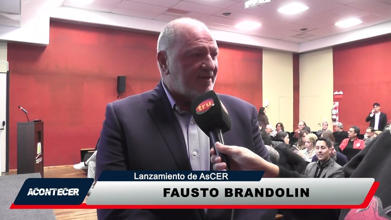 Marcos Juárez: Lanzamiento de AsCER. La palabra de Fausto Brandolin