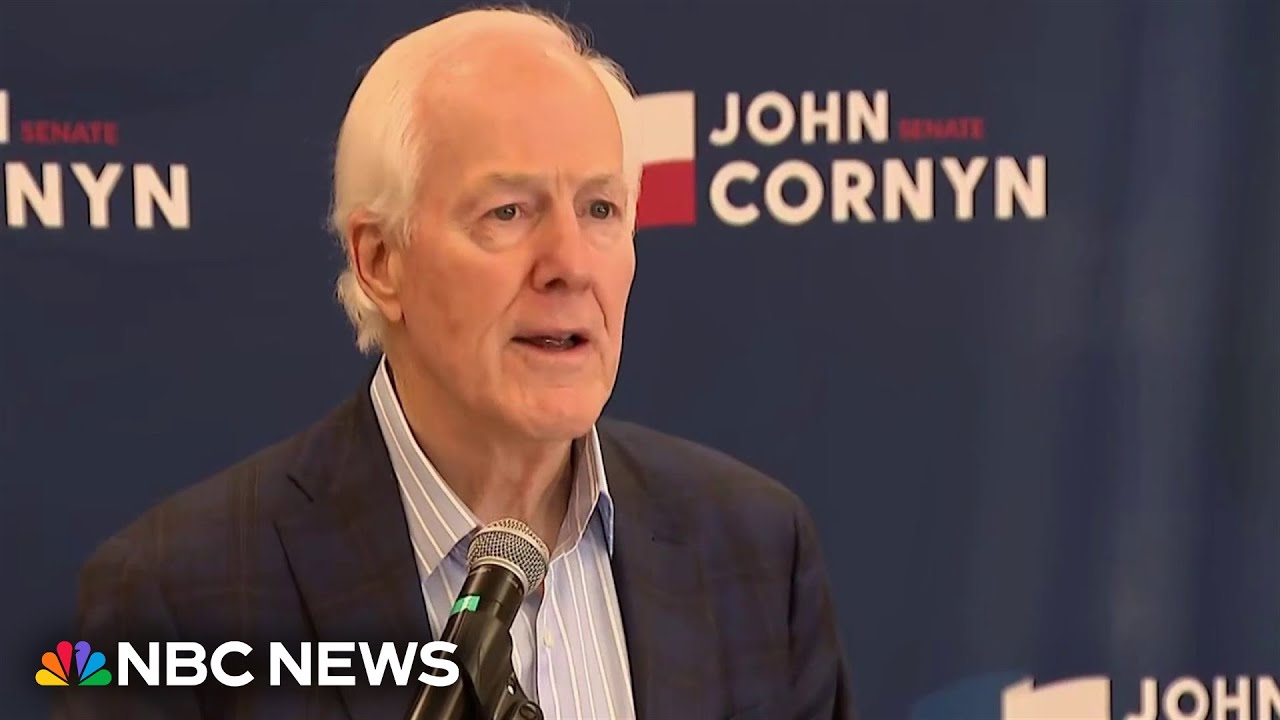 Cornyn blasts ‘self-centered’ Paxton after Texas GOP Senate race advances to runoff