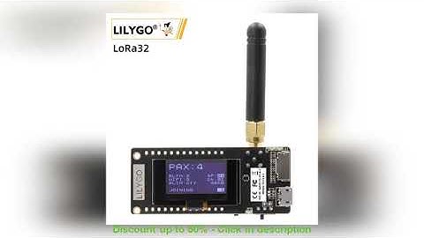 LILYGO TTGO LoRa32 V2.1_1.6 Version 433/868/915Mhz ESP32 LoRa OLED 0.96 Inch SD Card Bluetooth WI