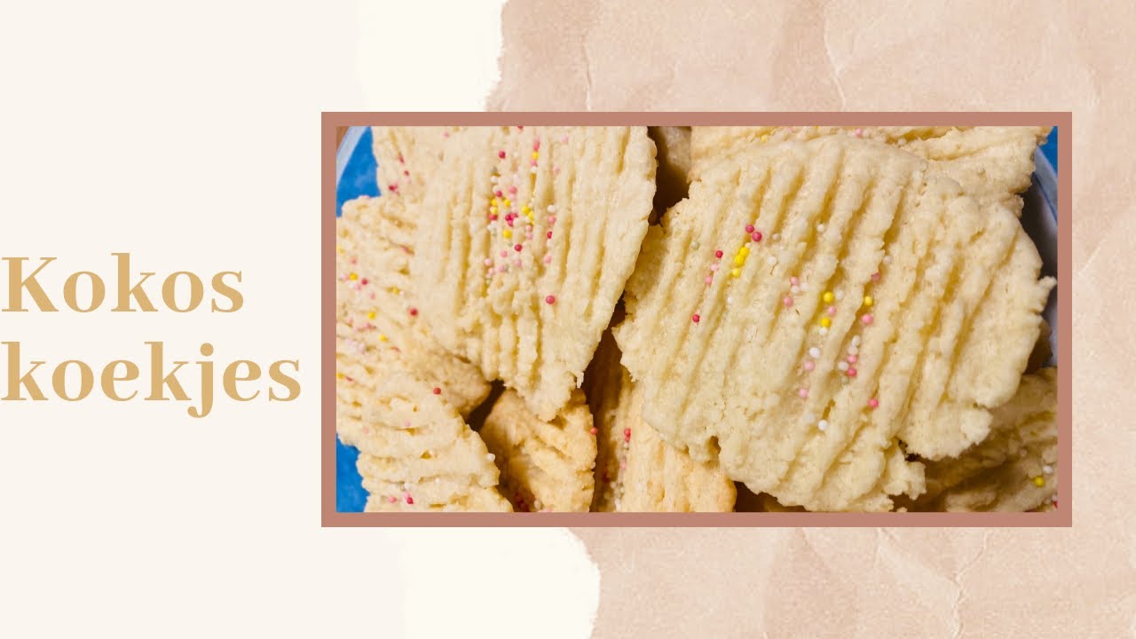 Kokoskoekjes recept (Kokosbiesjes), Surinaamse koekjes