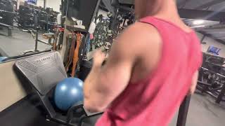 Hack Squat with Yoga Ball