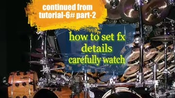 Roland spd 30 drums beat fx making tutorial-6# part-2 continued from part-1