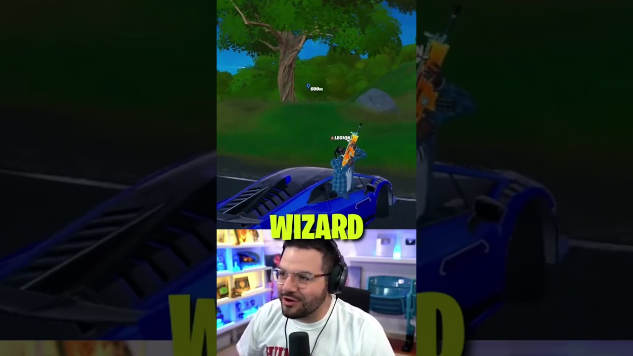 CouRageJD HILARIOUS Fortnite Reaction (Car Goes To SPACE!)