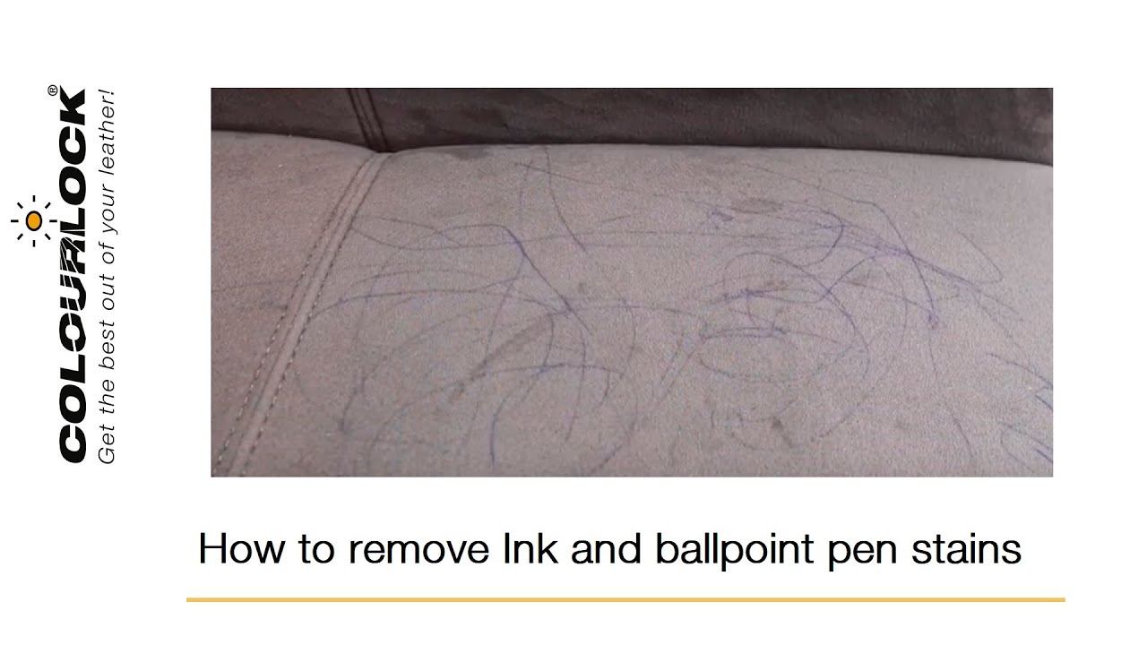 Ink Ballpoint Pen And Biro Stains Removal Ink Stain Cleaning Of