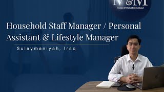 Household Staff Manager / Personal Assistant & Lifestyle Manager (M/F)